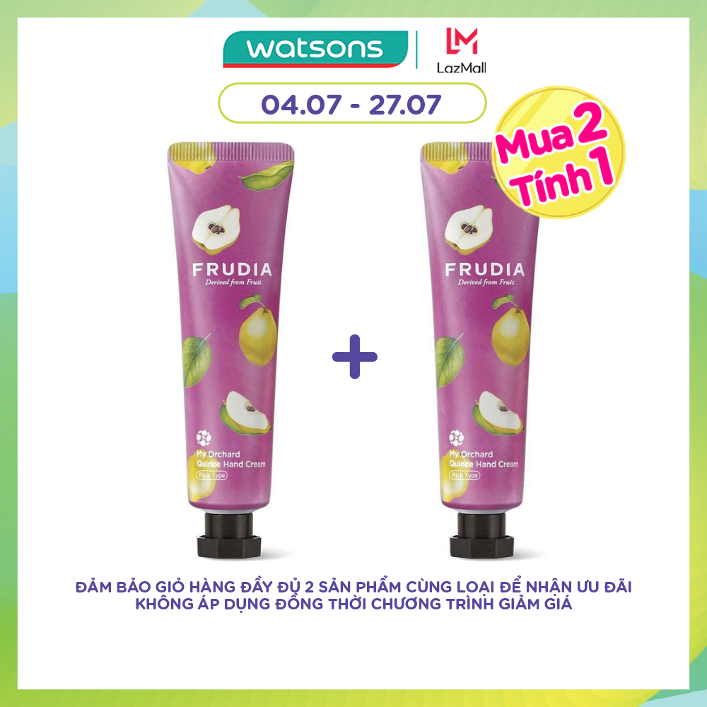 MUA 2 TÍNH 1 Kem Dưỡng Tay Frudia My Orchard Quince Hand Cream Chiết