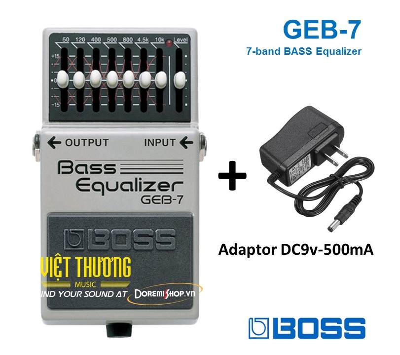 Pedal Equalizer cho đàn bass BOSS GEB-7