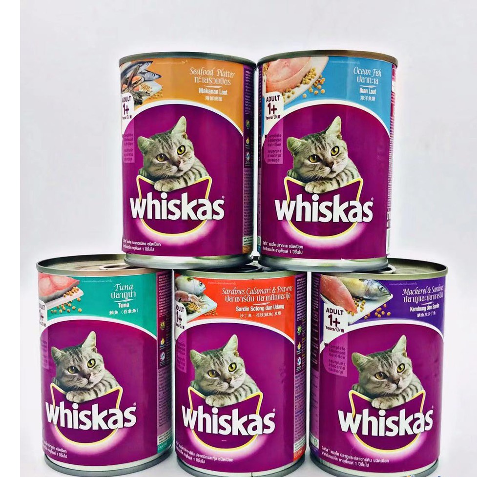 Pate Whiskas lon 400gr COMBO 5 LON