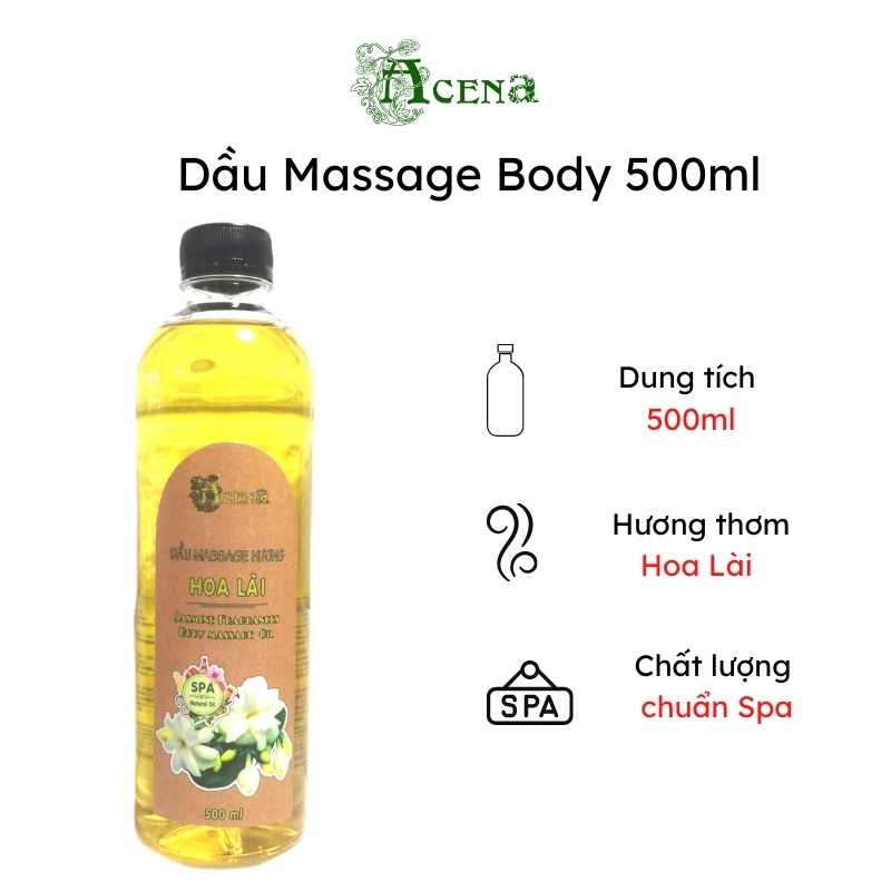 Dầu Massage Body Hoa Lài ACENA 500ml