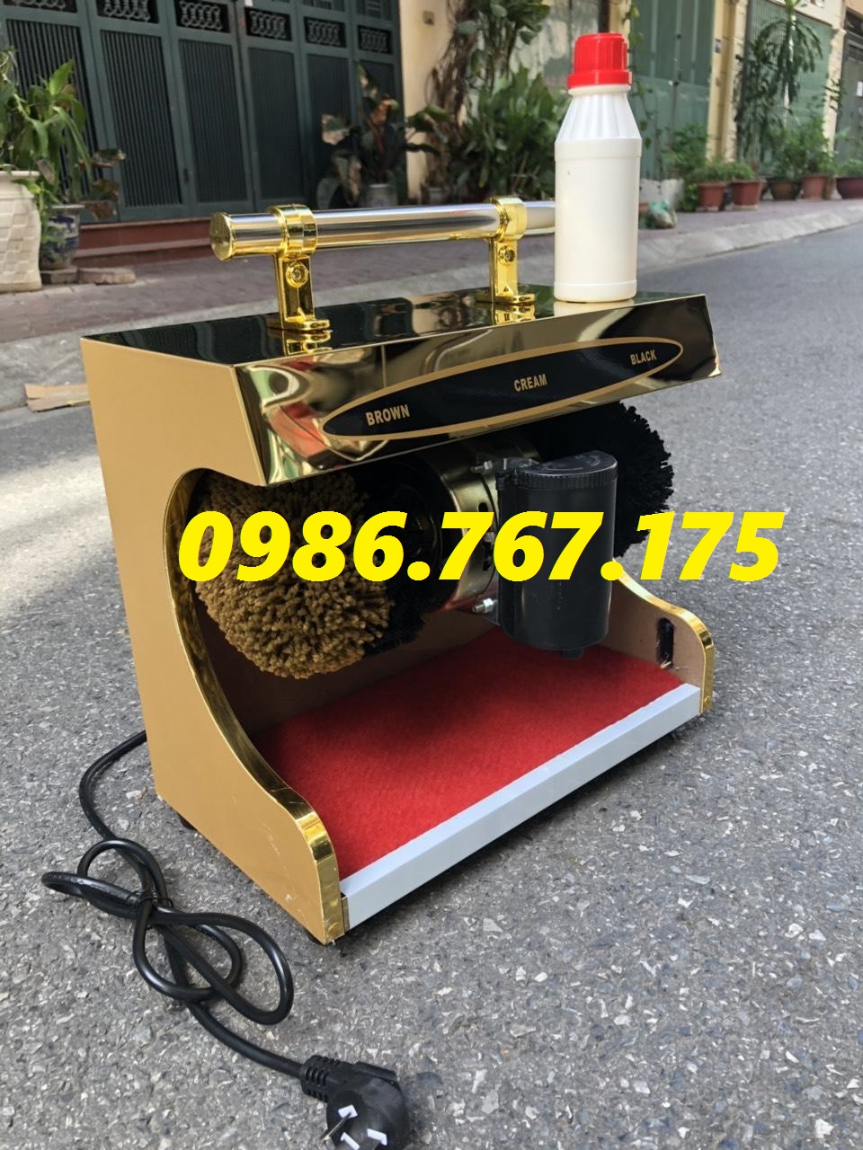 Máy đánh giày tự động mini SHN G4 tặng 1 lọ xi bóng