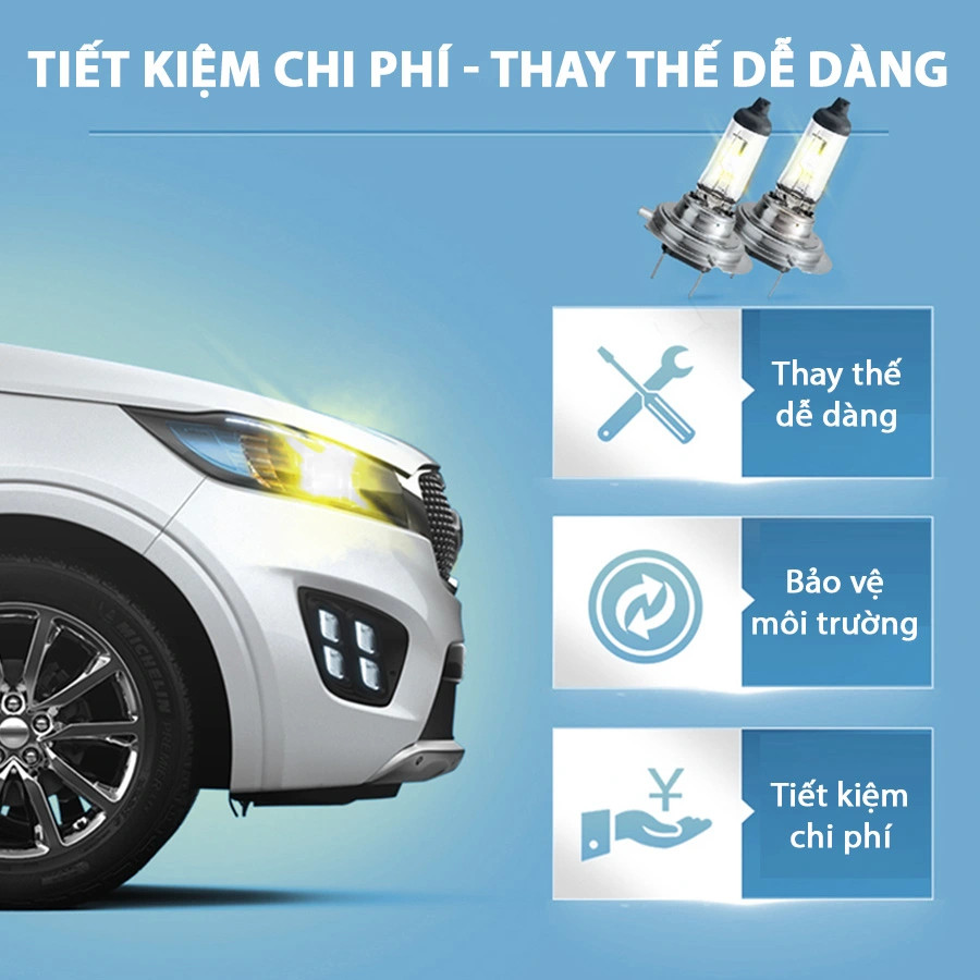 Bóng đèn halogen h4 pha , cos 12v và 24v chất lượng cao