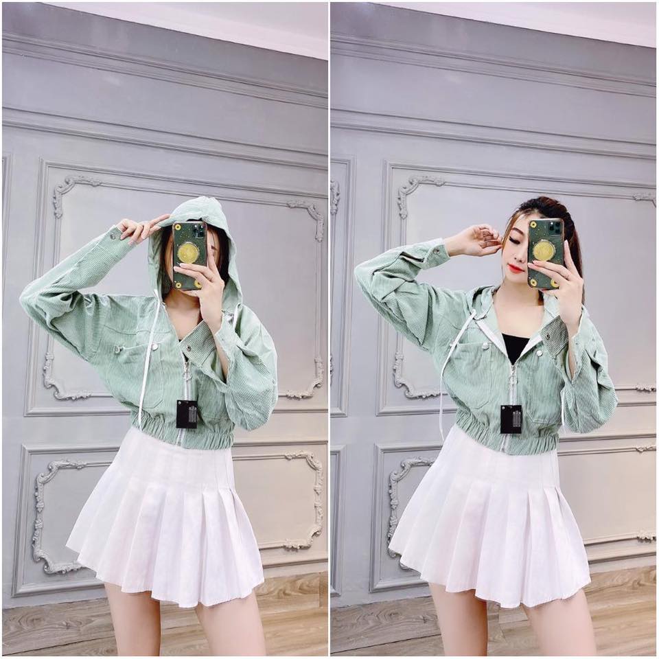 ÁO KHOÁC NHUNG GÂN CAO CẤP