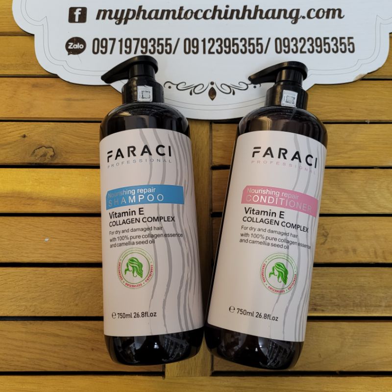 Dầu gội xả faraci siêu mềm mượt 750ml