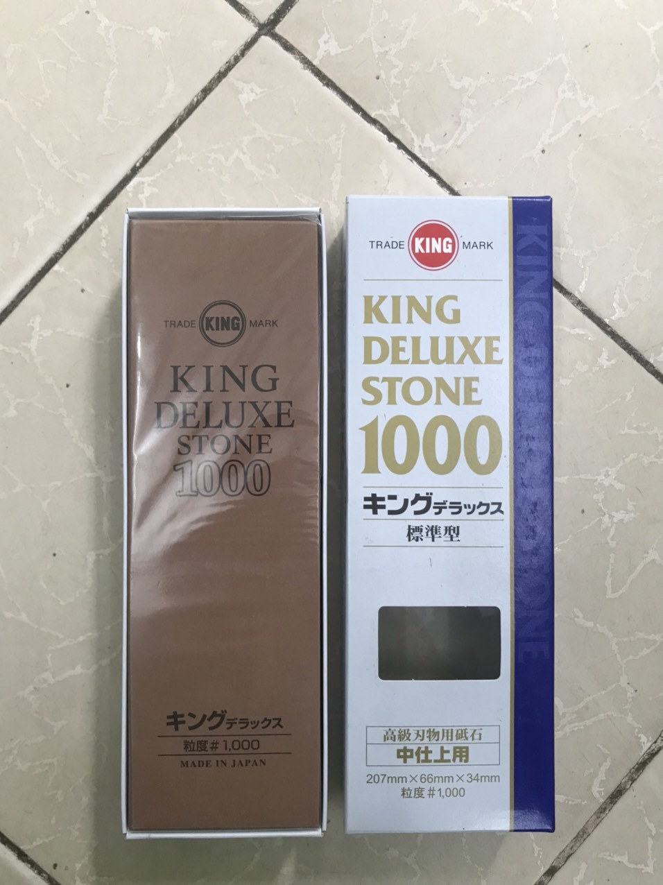 Đá mài King Japan 1 mặt Deluxe Stone 1000 (207 x 66 x 34)