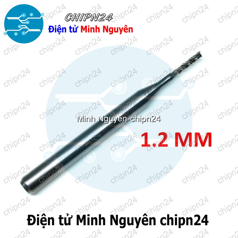 Mũi Phay mạch in CNC Hợp kim (1.0mm 1.1mm 1.2mm 1.3mm 1.4mm 1.5mm 1.6mm 1.7mm 1.8mm 1.9mm PCB) - [Chọn Loại] - HHH.00449