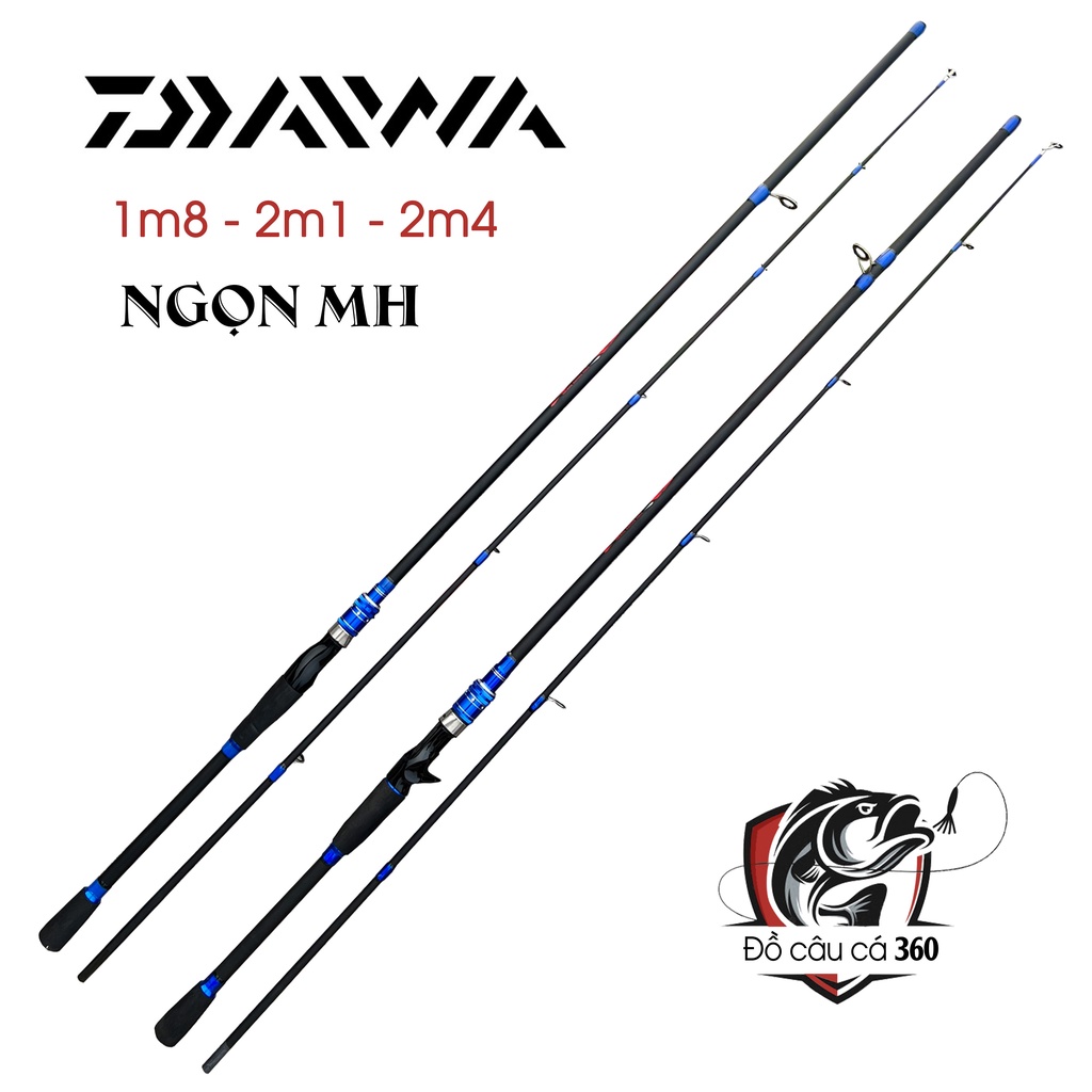 Cần câu lure daiwa ngọn mh cần câu máy đứng và máy ngang carbon ngọn 2.5mm