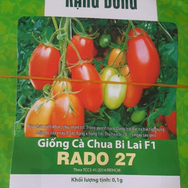 Hạt giống RĐ Cà chua bi-27-12k