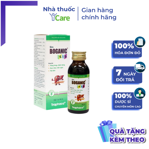 SIRO BOGANIC KID - THANH NHIỆT TIÊU ĐỘC , MÁT GAN , GIẢM DỊ ỨNG