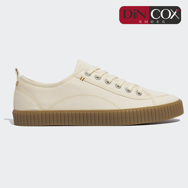 [HCM]Giày Sneaker Dincox D27 White Giày thể thao Nam Nữ chính hãng DINCOX Chất vải Canvas nhập khẩu mềm êm đế cao su lưu hóa mềm. Giày thể thao kiểu dáng cố điển phù hợp cho mọi dịp vui chơi. Giày vải đế bằng chất lượng Châu Âu.