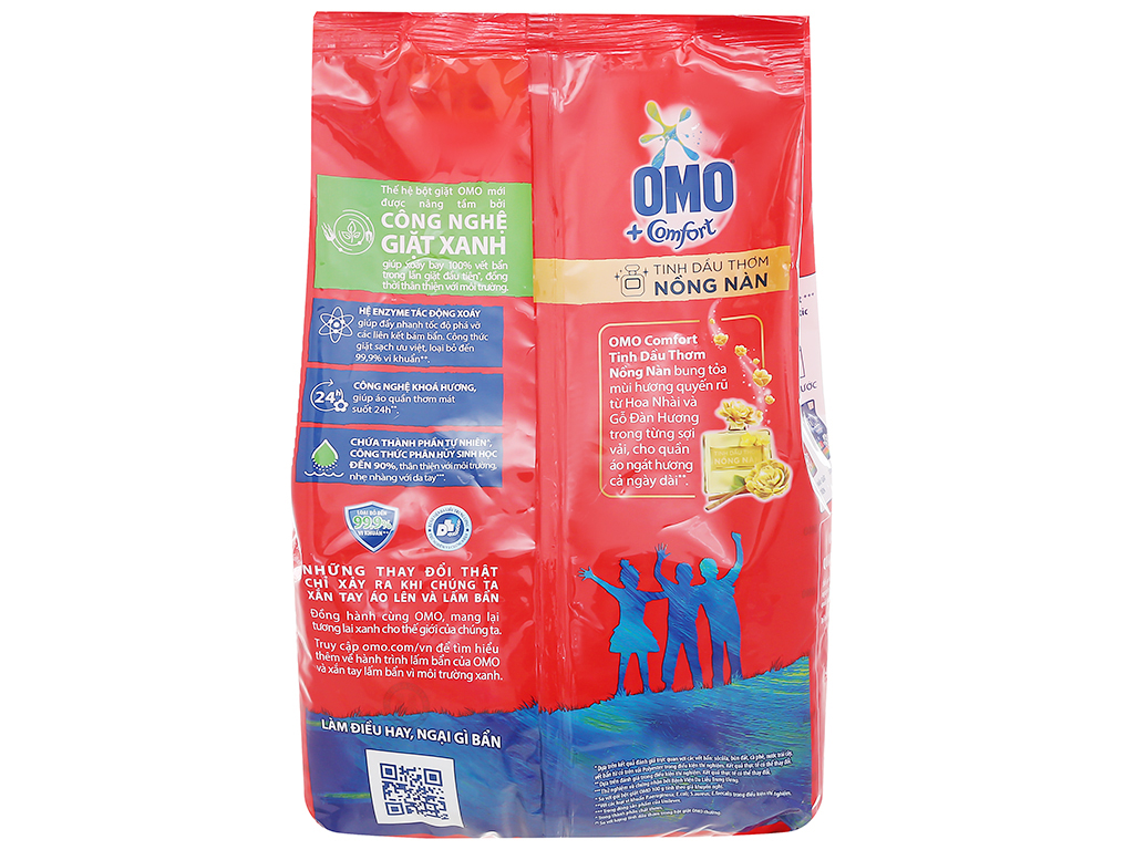 Combo 3 Bột giặt OMO Tinh dầu thơm 360g