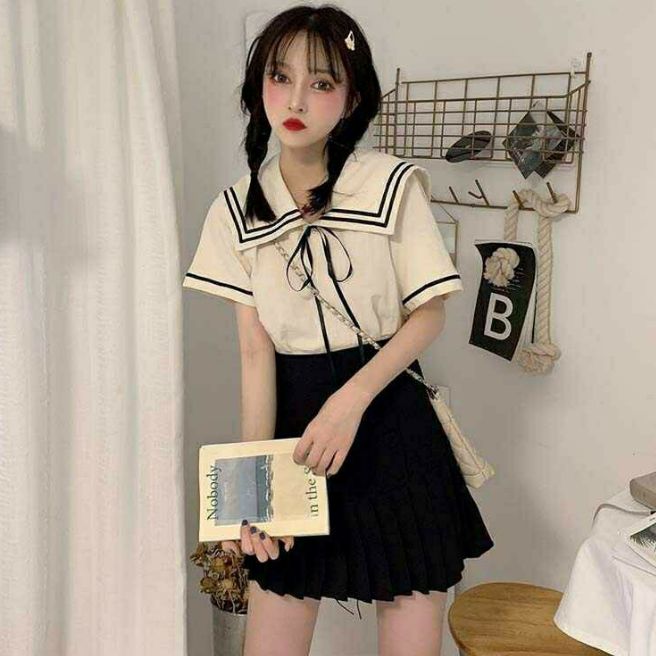 [HCM]Áo sơ mi thủy thủ siêu siêu xinh