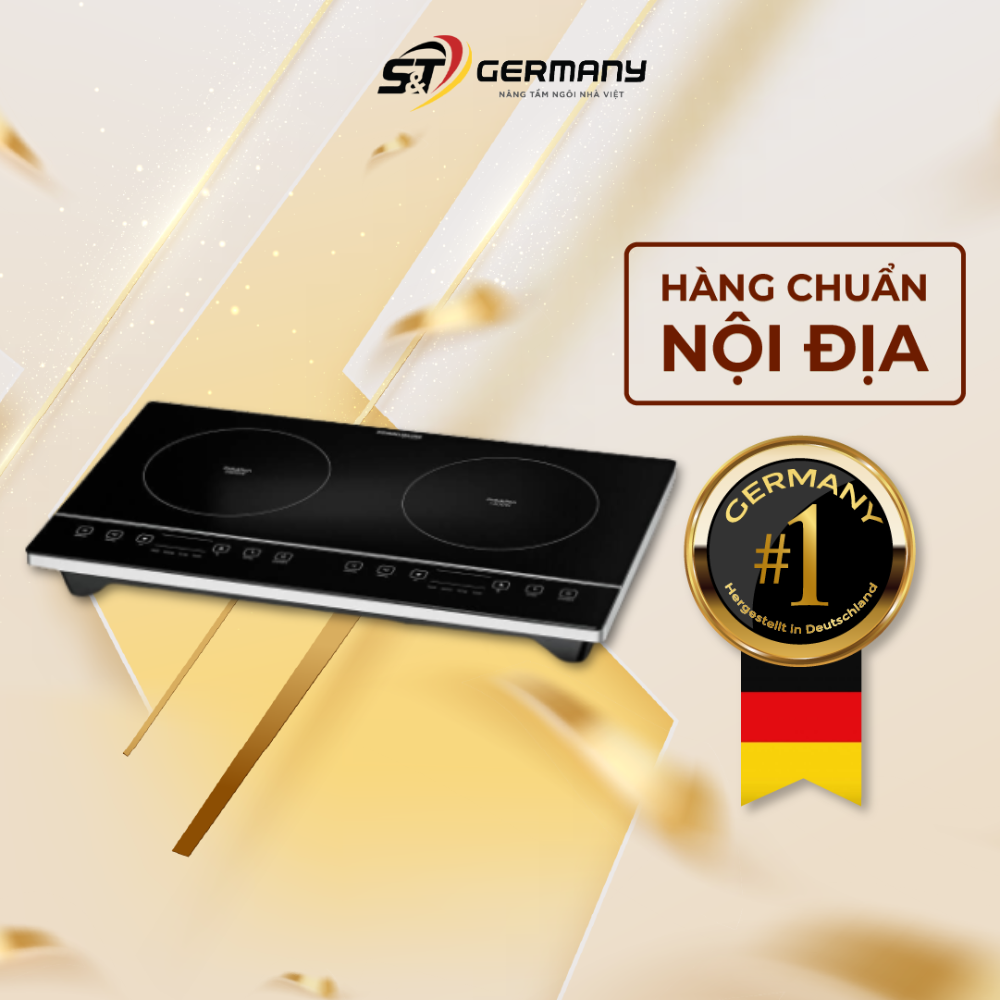 Bếp từ đôi rommelsbacher ct 3405/in nội địa đức cao cấp, bếp điện từ gia đình hiện đại germanysnt 40006