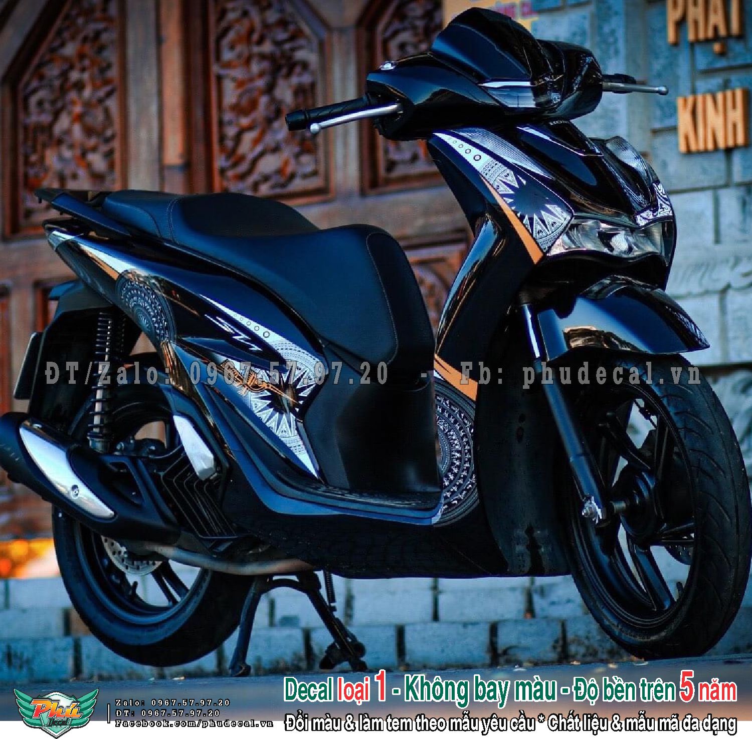 Tem rời SH đen trống đồng