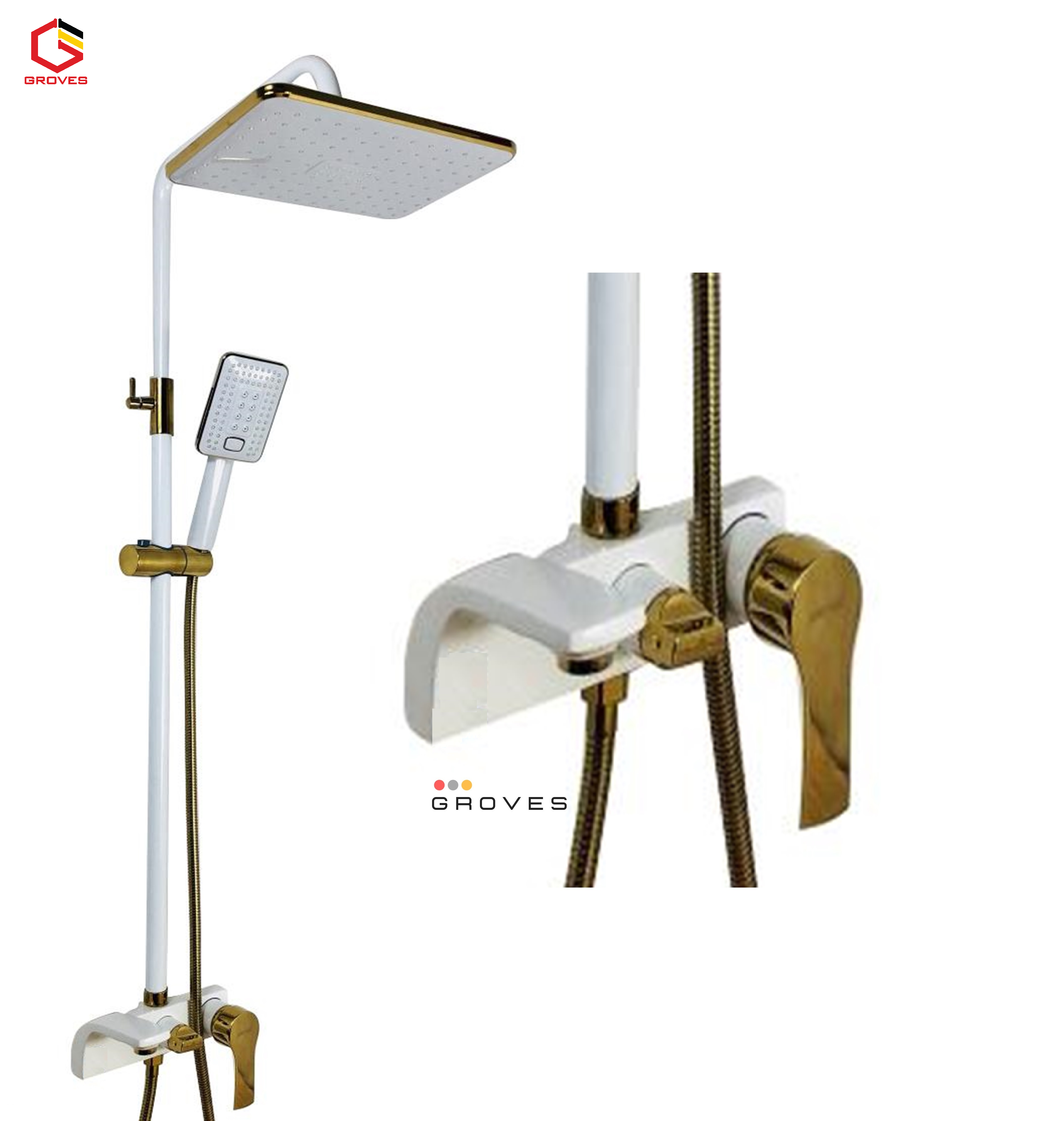 SEN CÂY NÓNG LẠNH TRẮNG ÁNH VÀNG GS 6607T