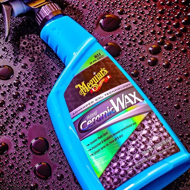 Meguiars Dung dịch wax bóng sơn xe cao cấp công nghệ Ceramic - Hybrid Ceramic Wax - G190526 - 768ml Tạo hiệu ứng lá sen & độ bóng cao