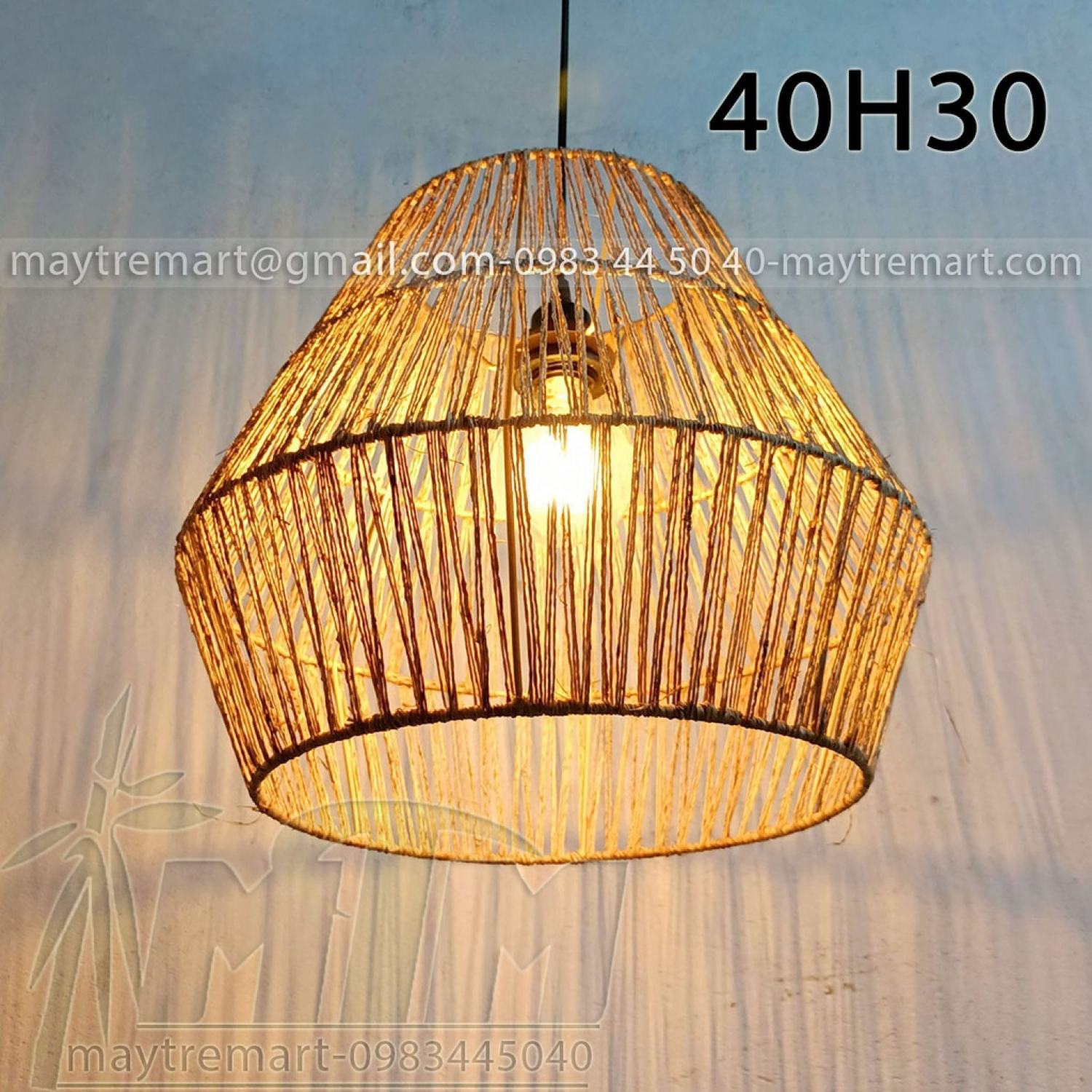 Đèn mây tre, lồng đèn thả trang trí nhà hàng, quán cafe, gia đình LH 0978945425
