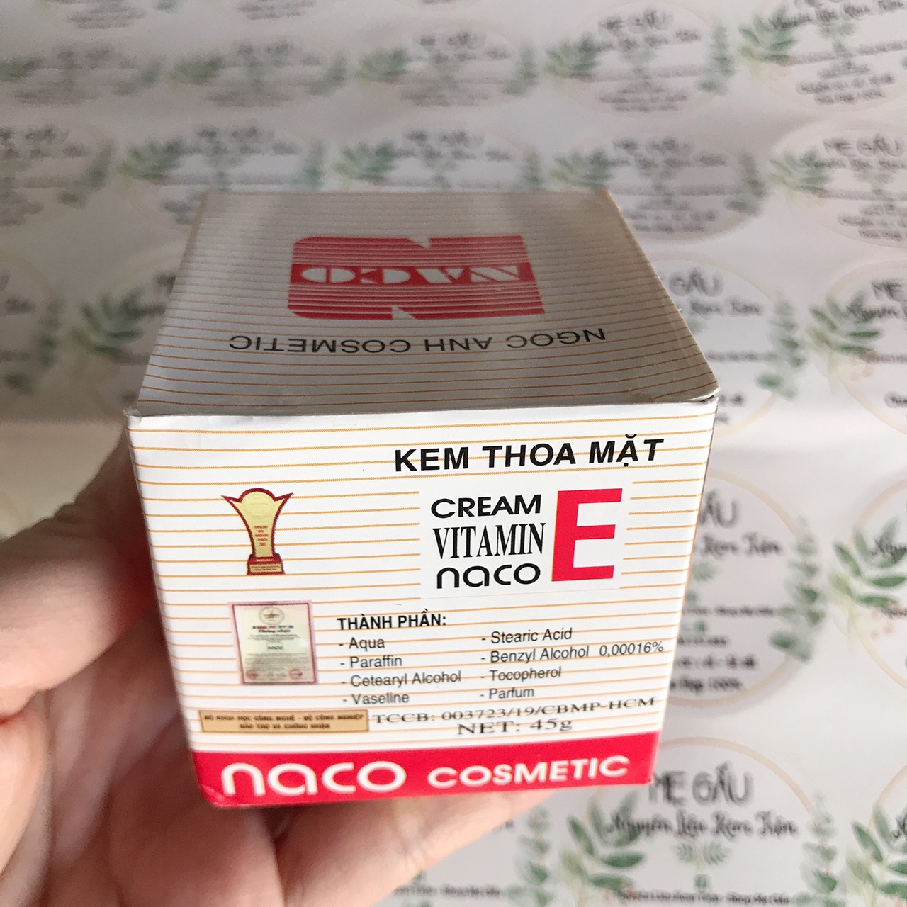 Lẻ 1 hộp Kem Naco vitamin E 45g