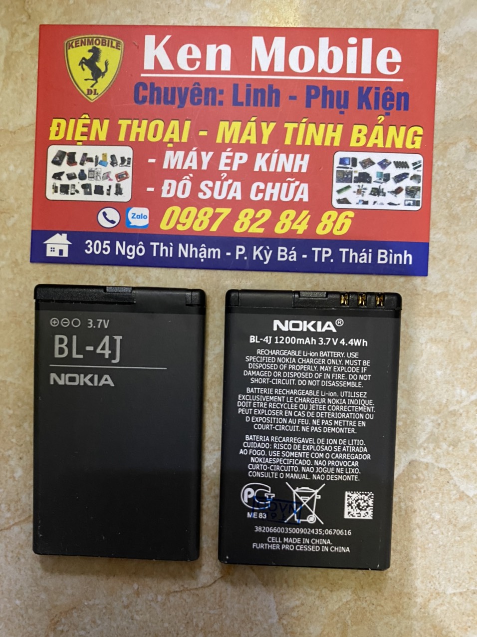 Pin Nokia: BV-T5C/ BL-4J/ BL-5CA/ BL-L4A/ BV-T4B/ BV-5J