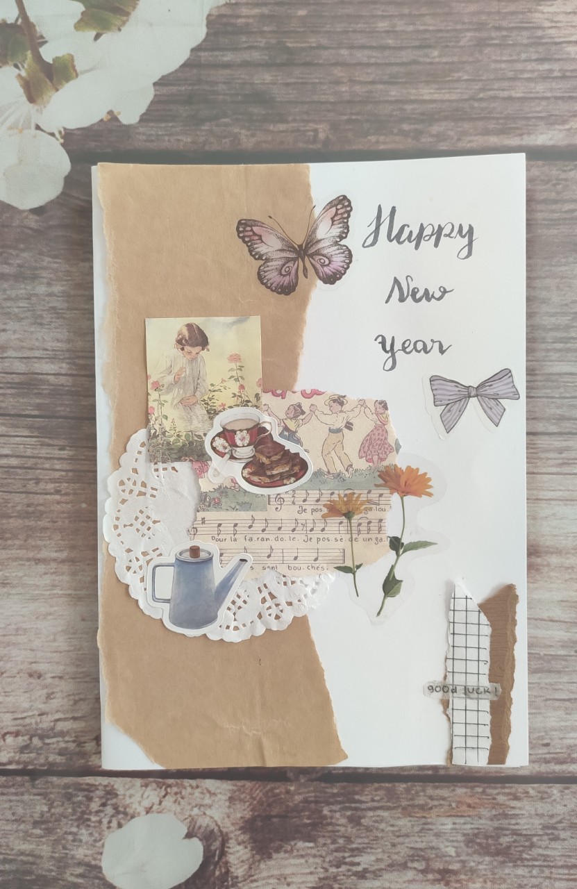 Thiệp Tết handmade sáng tạo