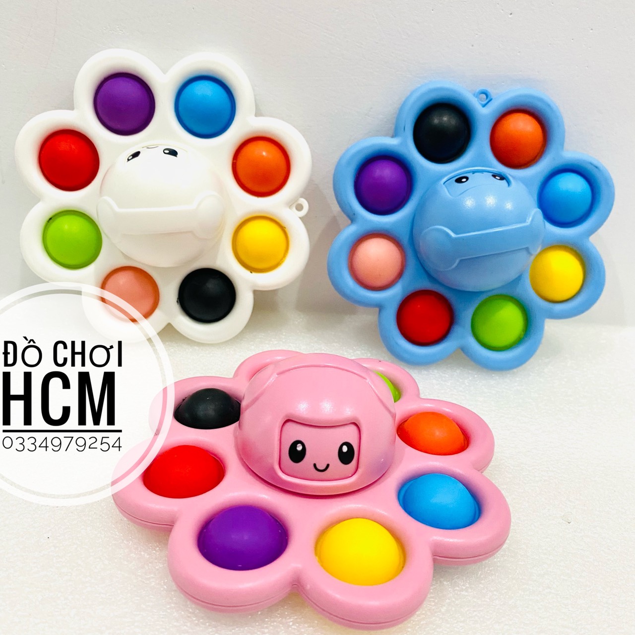 [SIÊU HOT] Đồ chơi con quay spinner bạch tuộc cảm xúc, squid game, pop it fidget toy, bóp bong bóng giúp giảm căng thẳng, xả stress