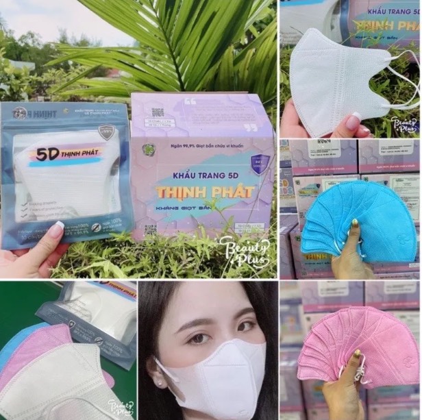 [THÙNG 100 CÁI] Khẩu Trang 5D Mask Thịnh Phát Cao Cấp,HÀNG CHÍNH HÃNG