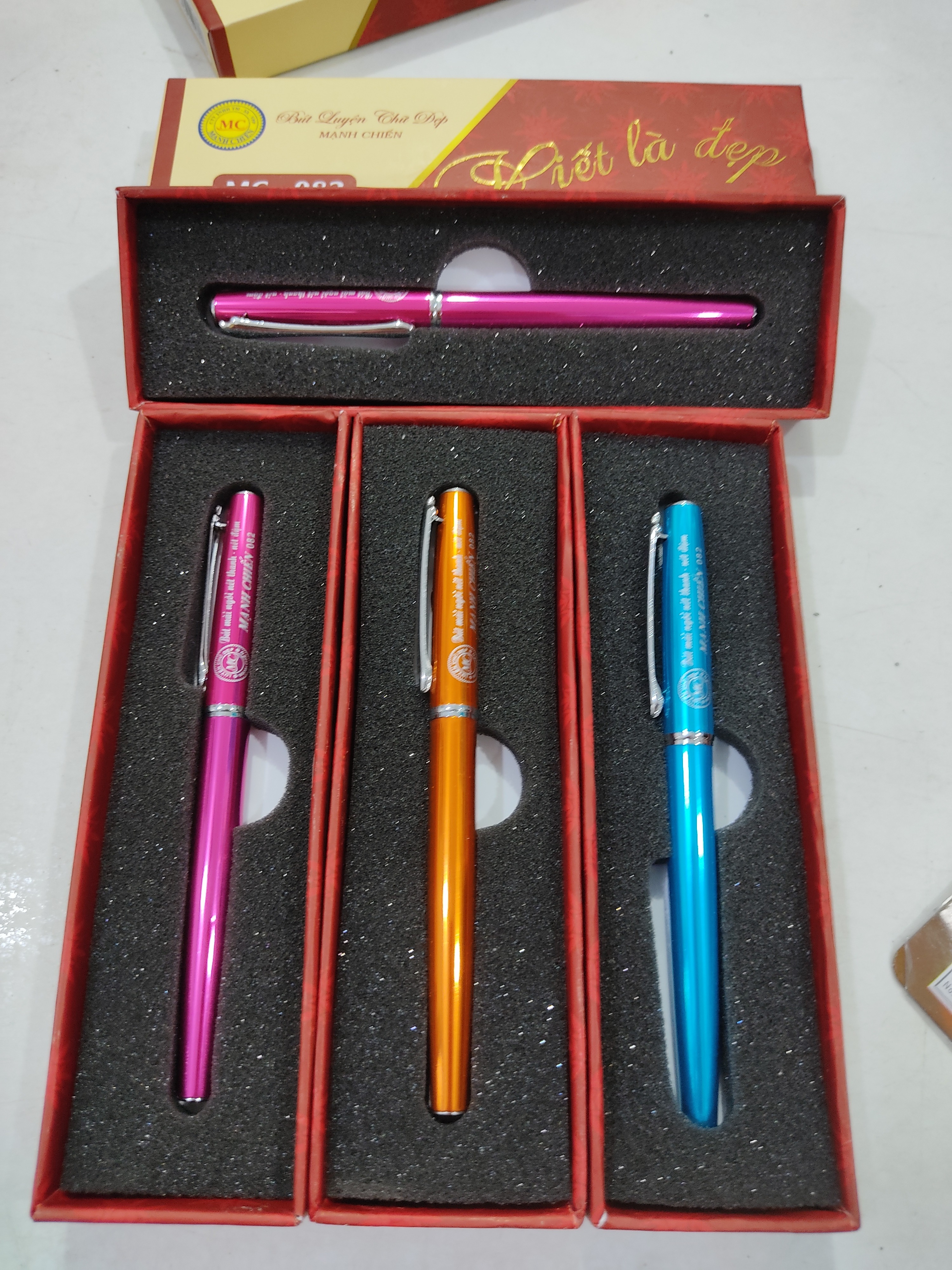 Bút máy luyện chữ đẹp ngòi lá tre Mạnh Chiến