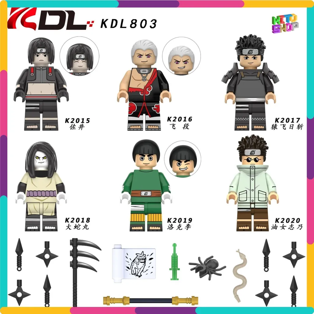 Đồ Chơi Xếp Hình Lego Minifigures Mô Hình Nhân Vật Naruto Nhiều Mẫu KDL803