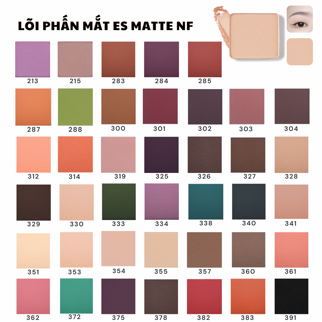 Phấn Mắt Dạng Lì Eye Shadow Matte NF (2.7g) INGLOT