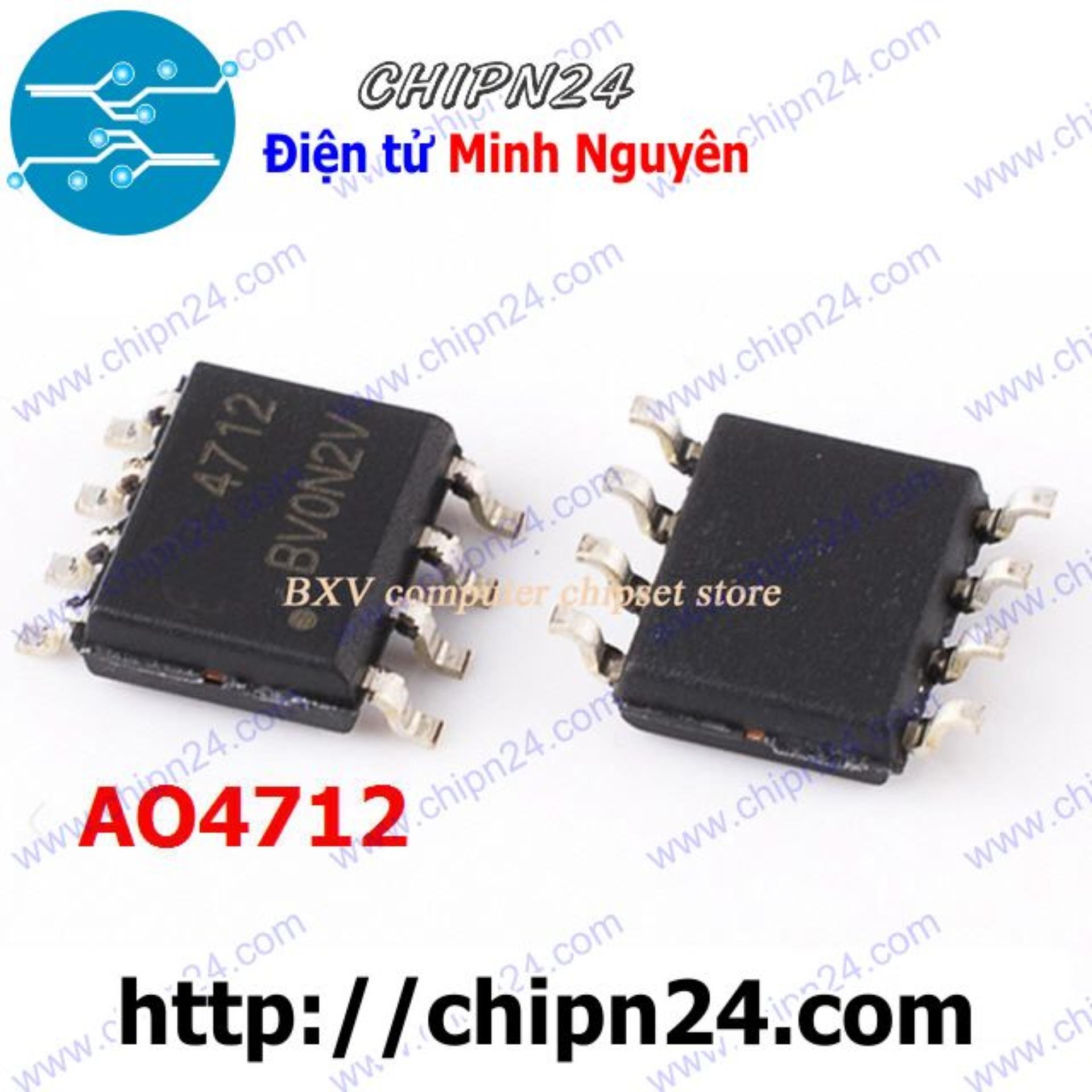 Mosfet dán ao4712 sop-8 13a 30v kênh n