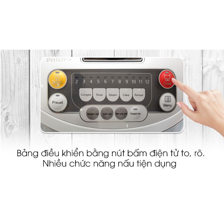 [HCM]Nồi cơm điện Philips HD3038 Hàng chính hãng
