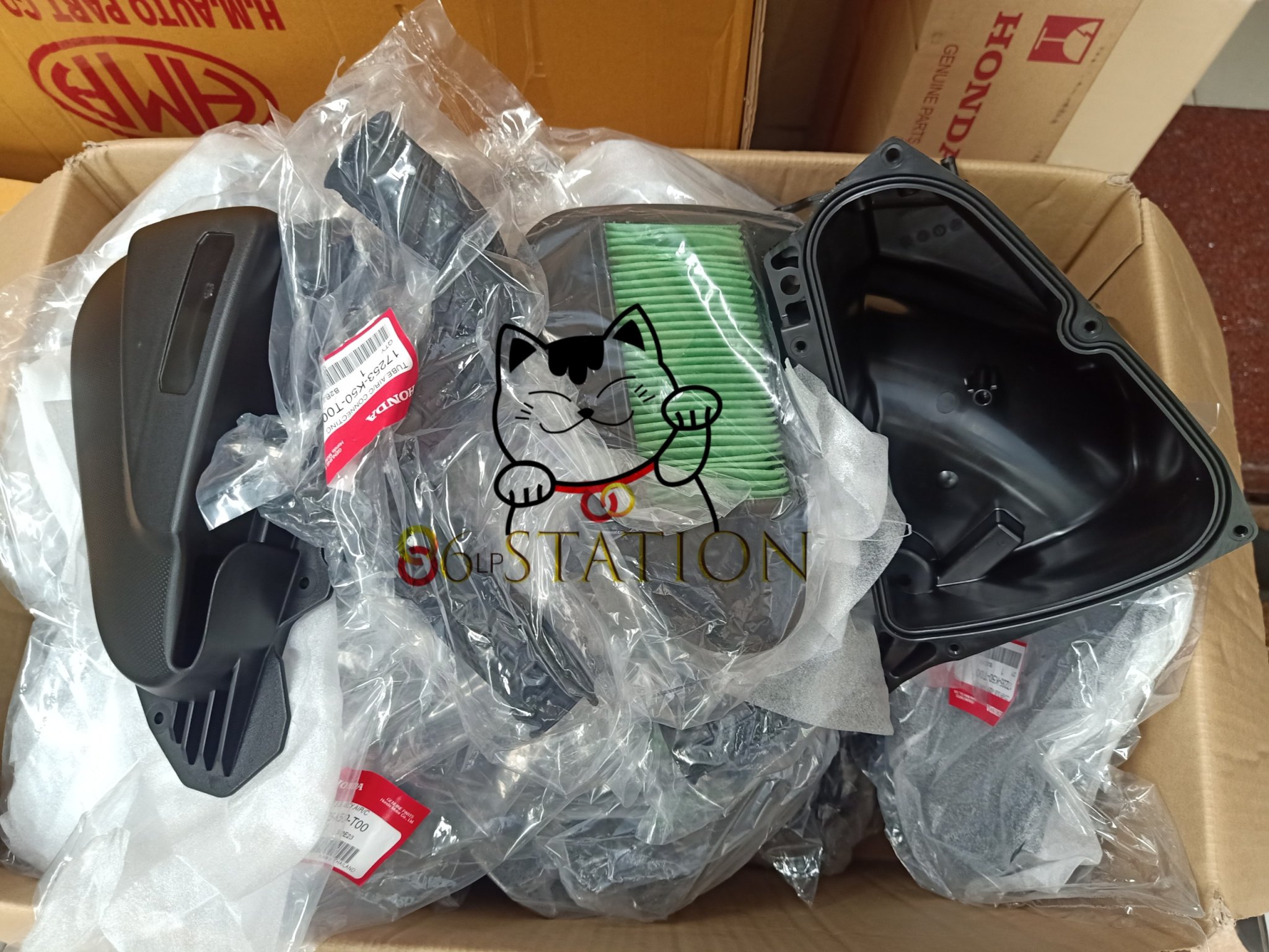 pô e scoopy gắn vision