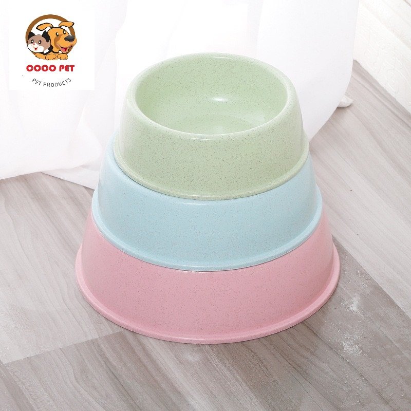 Bát Nhựa Lúa Mạch Đựng Thức Ăn Và Nước Cho Chó Mèo