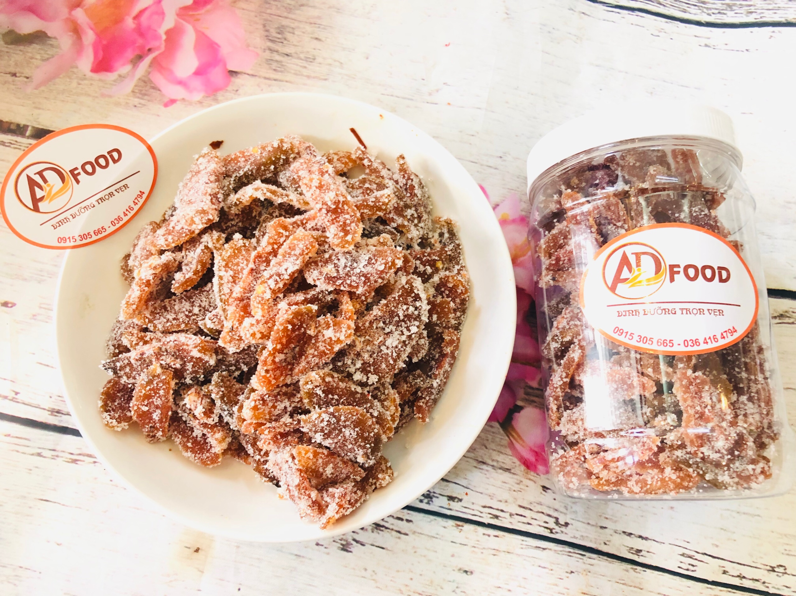 100g cóc cay ngào đường