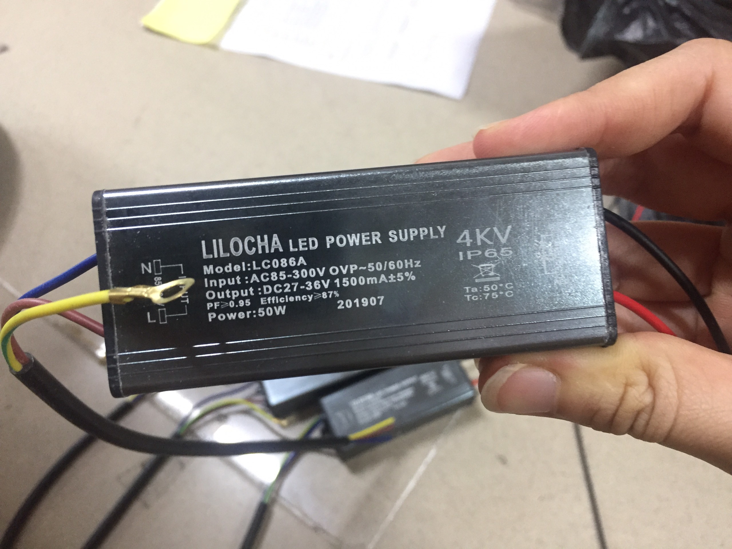 Combo 20 bộ nguồn lilocha 50w cho lắp ráp đèn LED