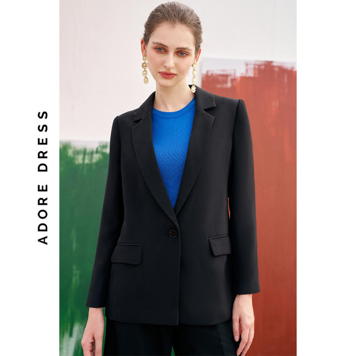 Blazer casual style tuytsy black 1 khuy 312BL1028…