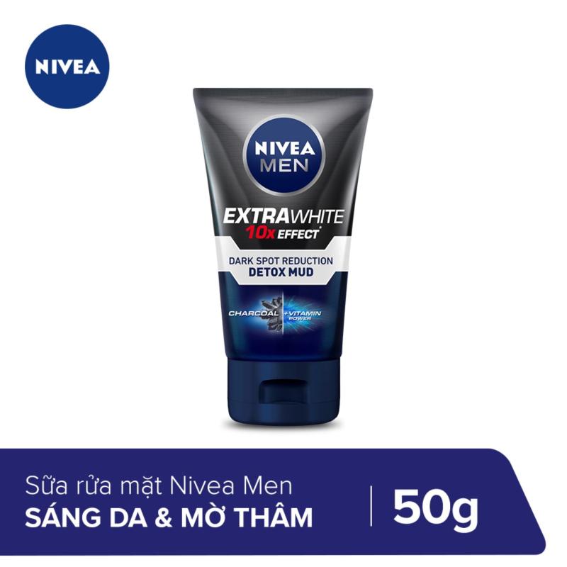 Sữa rửa mặt Nivea giúp sáng da - mờ thâm mụn Detox Mud 50g_81779 cao cấp