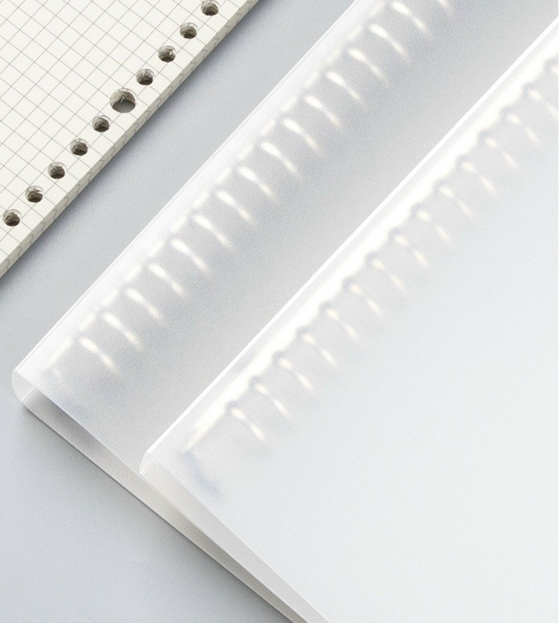 Bìa còng/binder nhựa cứng size A5 - 20 còng