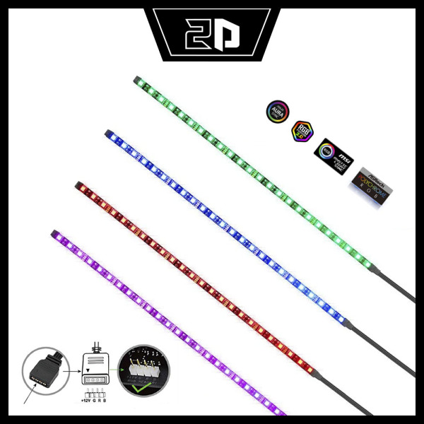 Bảng giá Dây LED 12VRGB đồng bộ Aura Sync/ RGB Fusion/ MSI Mystic Light/ Asrock RGB Phong Vũ