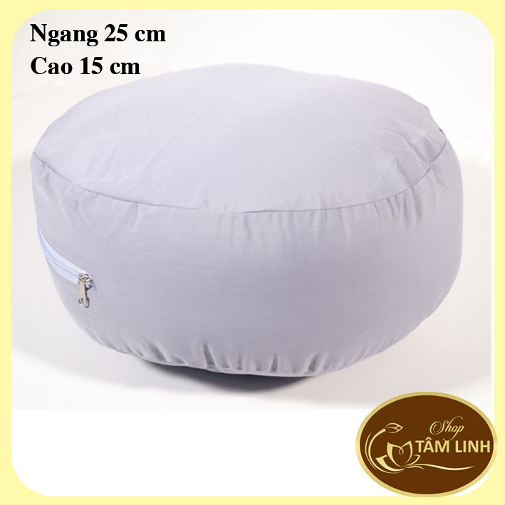 Bồ đoàn tròn bông gòn ngồi thiền nhiều màu