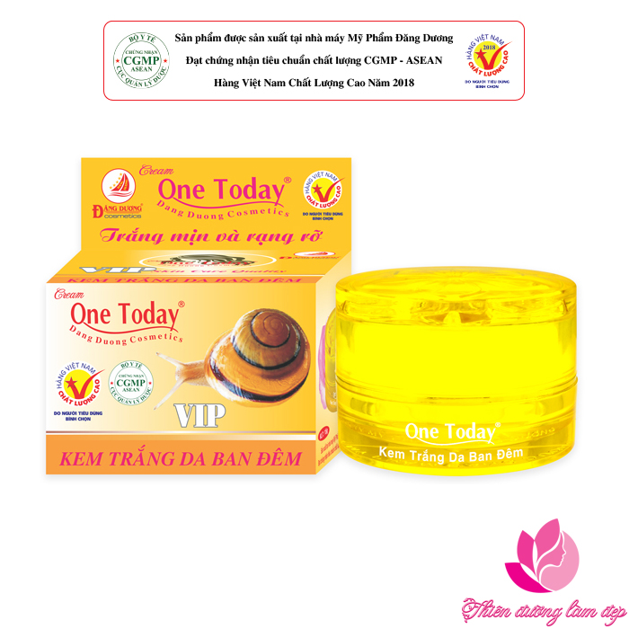 Kem dưỡng trắng da ban đêm ONE TODAY VIP - 15g