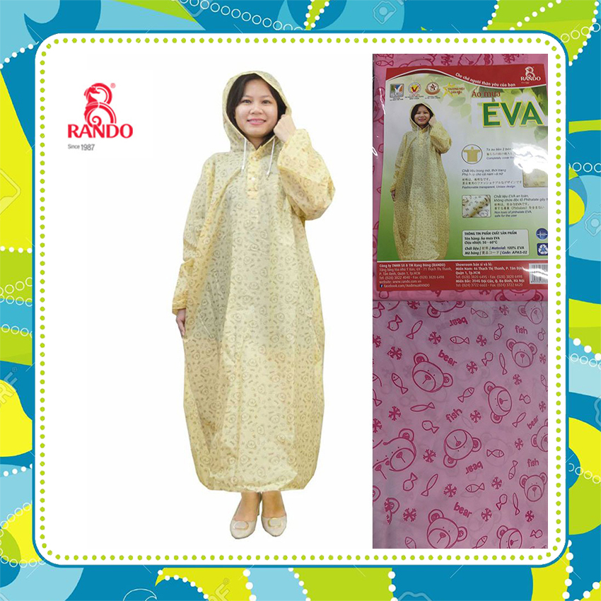 ÁO MƯA TRÙM EVA RẠNG ĐÔNG (RANDO)