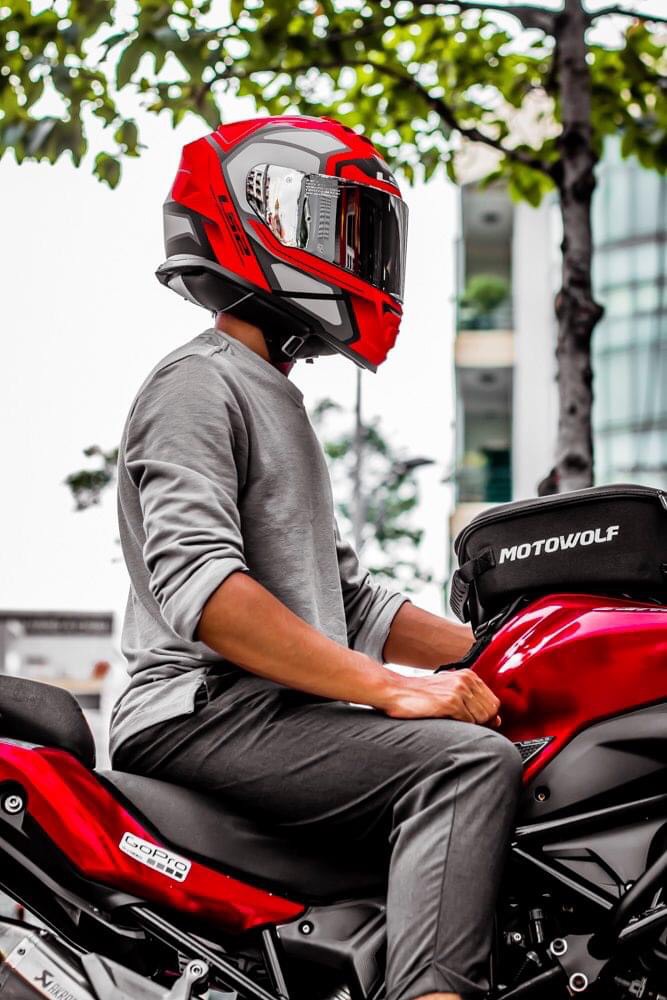 [HCM]Mũ bảo hiểm fullface LS2 FF800 STORM 2 kính