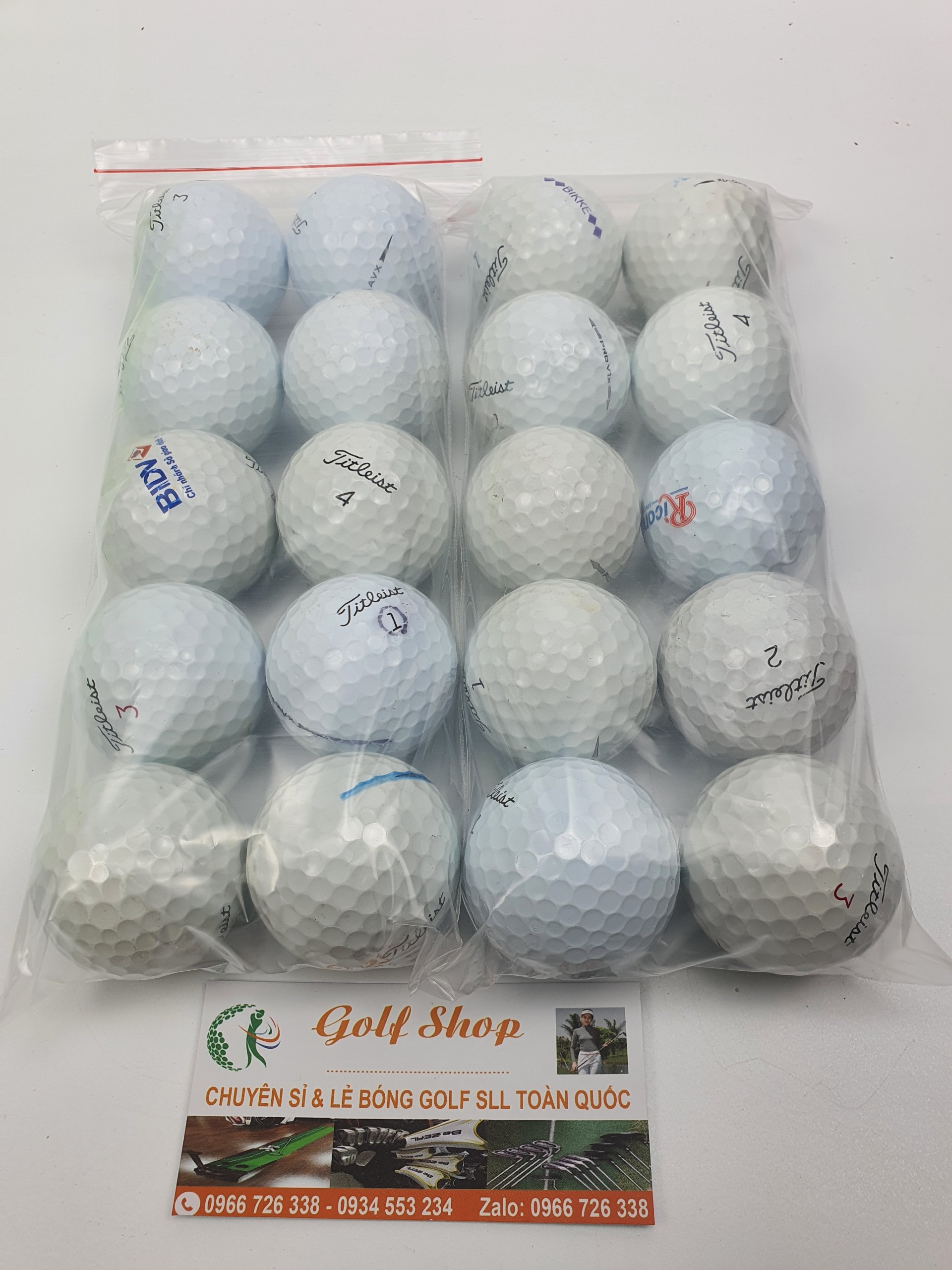 Combo 10 Bóng Golf - Bóng Golf Các Thương Hiệu .