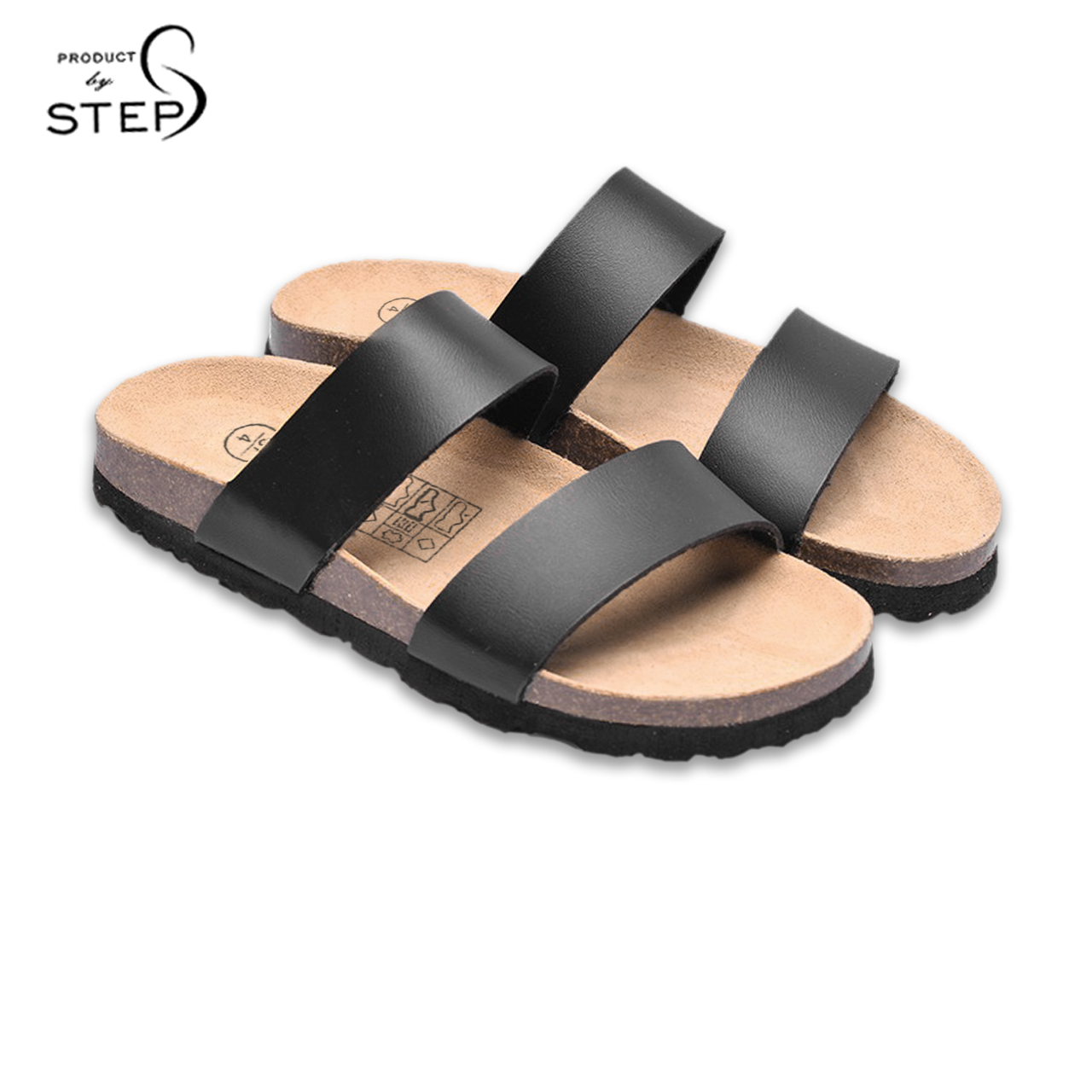 Dép đế trấu Quai đôi Si Giả da Size 35-45