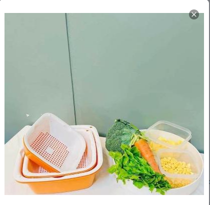 Set 3 Bộ Thau Rổ ECCO Đa Năng Siêu Tiện