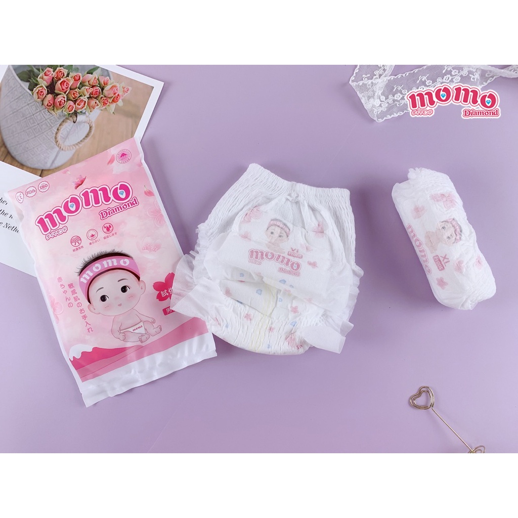 ComBo 2 bịch MOMO DIAMOND tặng khăn tắm lông cừu