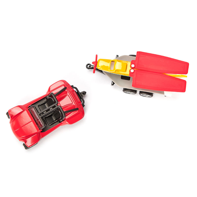 Đồ Chơi SIKU Xe Buggy Chở Máy Bay Thể Thao 1696