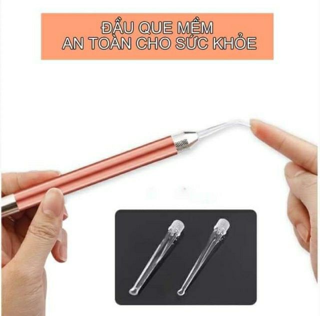 Bộ dụng cụ lấy ráy tai có đèn cao cấp
