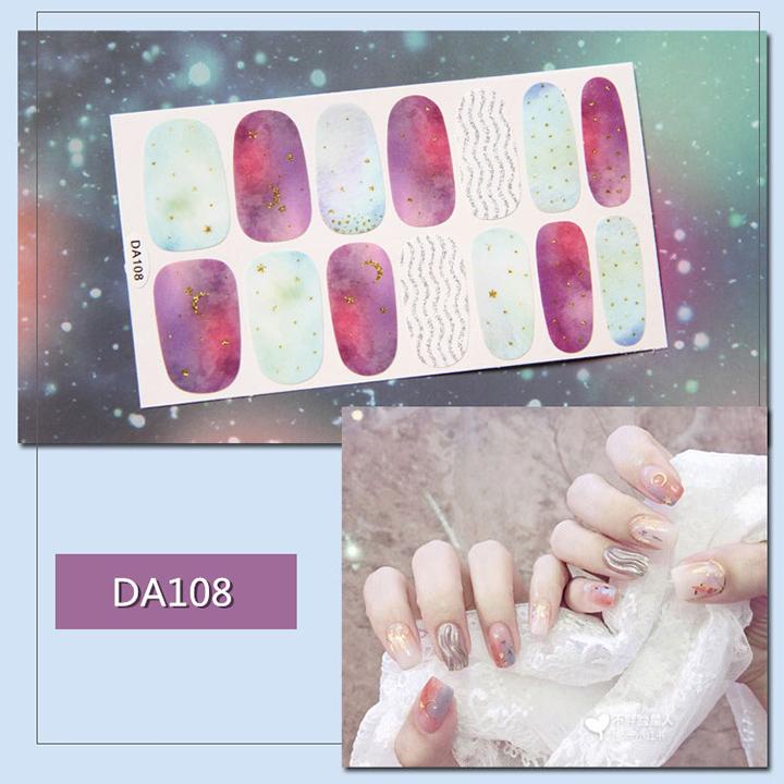 Sticker dán trang trí móng tay họa tiết dễ thương mã DA101 - DA120